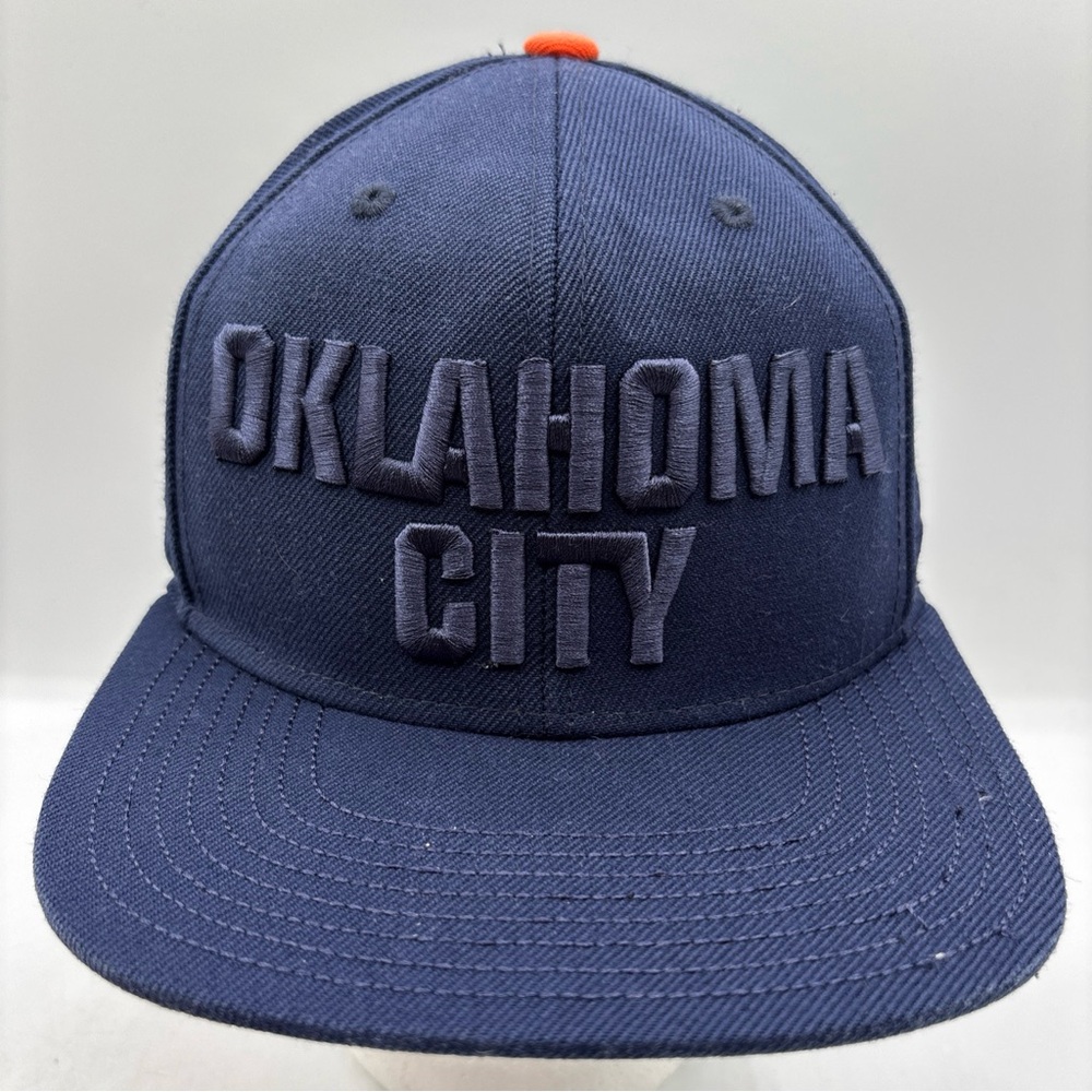 Oklahoma City Thunder adidas Team Nation Men’s Navy‎ Blue Flat Bill SnapBack Hat